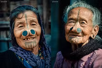 Kỳ lạ phụ nữ bộ tộc ở Ấn Độ đeo khuyên mũi...làm đẹp