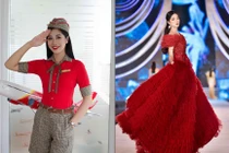 Nữ tiếp viên hàng không thi hoa hậu sở hữu gu thời trang thanh lịch