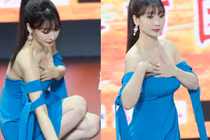 “Thiên thần vòng 1” Trung Quốc nhiều lần bị chê mặc hở bạo kém duyên