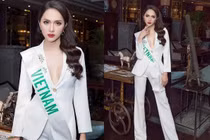 Những lần mặc vest không nội y “nhức mắt” của Hoa hậu Hương Giang