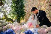 Cận cảnh đám cưới đẹp như cổ tích của con gái tỷ phú Singapore