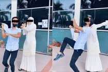 Cặp đôi trẻ gây tranh cãi vì nhảy nhót ăn mừng khi vừa ly hôn xong