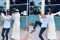 Cặp đôi trẻ gây tranh cãi vì nhảy nhót ăn mừng khi vừa ly hôn xong