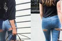 Thảm họa quần jeans hở mông táo bạo khiến người nhìn “xịt máu mũi”