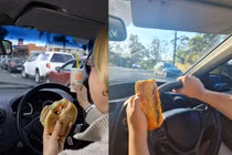 Australia ra luật mới: Vừa ăn vừa lái xe bị phạt 14 triệu!