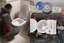 Cặp đôi uống nước từ nhà vệ sinh 6 tháng mà không hay biết