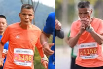 Người đàn ông gây sốt khi vừa hút thuốc lá vừa thi chạy marathon