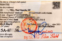 Đăng ký ô tô bị “sai chính tả” từ tiếng Anh, có cần đổi giấy mới?