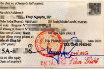 Đăng ký ô tô bị “sai chính tả” từ tiếng Anh, có cần đổi giấy mới?