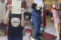 Người phụ nữ Malaysia bị xử phạt vì mặc áo phông giấu quần