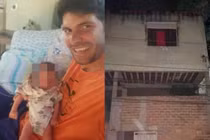 Phẫn nộ gã chồng ném con qua cửa sổ vì cãi nhau với vợ