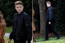 “Hoàng tử Nhà Trắng” Barron Trump cao ráo, ăn mặc bảnh bao ở tuổi 14