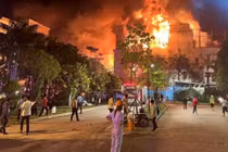 Hiện trường kinh hoàng vụ cháy sòng bạc Campuchia