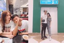 Soi trang phục đồng điệu của cầu thủ Thành Chung và bạn gái xinh đẹp 