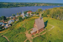 Khung cảnh làng quê nước Nga bên dòng Volga đẹp như tranh vẽ