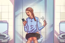 Cảnh báo: Ngừng sử dụng điện thoại trong nhà vệ sinh nếu không muốn rước họa