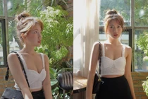 Gu thời trang nóng bỏng của hot girl đóng vai bạn gái Đan Trường