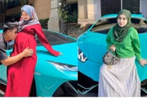 Vợ trẻ gây sốt khi mua siêu xe Lamborghini gần 11 tỷ tặng chồng