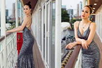 Sinh con 2 tháng, MC Phương Mai tự tin với thời trang khoe eo thon