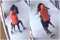 Cảnh phụ nữ gốc Việt bị tên cướp tấn công ở Mỹ gây sốc