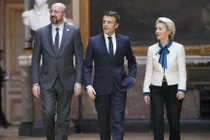 Lãnh đạo thế giới chúc mừng Tổng thống Pháp Macron tái đắc cử