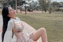 Gu thời trang nóng bỏng của hot girl 10X Võ Ngọc Trân