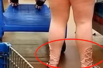 Người phụ nữ hứng chỉ trích vì “mặc như không mặc” đi siêu thị