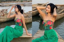 Mỹ nhân Việt ăn mặc nóng bỏng du lịch hè khiến fan “nhức mắt”