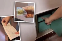 Thuê nhà ở, người phụ nữ phát hiện cả két sắt chứa tiền vàng
