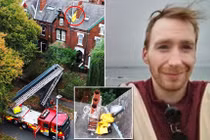 Hàng xóm sốc nặng khi thấy thi thể người mất tích trên nóc nhà