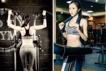 “Nữ hoàng phòng gym” xứ Trung khoe vóc dáng nóng bỏng ở phòng tập