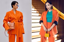 Học hoa hậu H’Hen Niê và sao Việt phối đồ màu cam cực sang chảnh