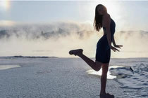 Người dân Nga thích thú tận hưởng cái lạnh đầu đông -40 độ C 