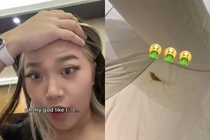 Khách nữ phát hiện thứ kinh hoàng trên ga giường khách sạn hạng sang