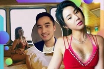 Tiểu tam “ngực khủng” phá hôn nhân Chung Hân Đồng ăn mặc gợi cảm