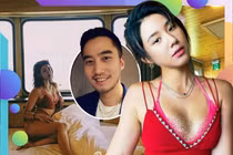 Tiểu tam “ngực khủng” phá hôn nhân Chung Hân Đồng ăn mặc gợi cảm