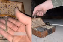 Sửa nhà tìm được chiếc hộp bí ẩn, chàng trai kinh hãi khi mở ra