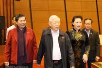 Tổng bí thư, Chủ tịch nước dự phiên thảo luận tại Quốc hội