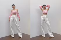 Mãn nhãn thời trang khoe eo thon, dáng nuột của sao Việt sau Tết