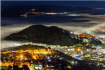 Chùm ảnh nước Nga chìm trong sương mù đầy bí ẩn