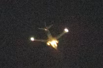 Máy bay tới Dubai bốc cháy sau khi va phải chim