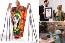 Người phụ nữ có bộ móng tay dài hơn cả xe buýt hai tầng