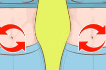 7 động tác mát xa giúp bạn ngồi một chỗ mà vẫn giảm mỡ bụng