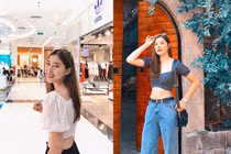 Nóng mắt với thời trang khoe eo thon của Hoa khôi bóng chuyền Thu Huyền