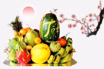 Cách bày mâm ngũ quả với ý nghĩa may mắn cả năm 