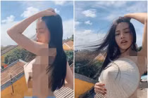 Gu ăn mặc táo bạo của thiếu nữ chụp ảnh ở Hội An