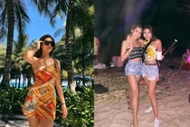 Ngắm sao Việt ăn mặc nóng bỏng đi du lịch đầu năm 2021