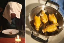 Ám ảnh món họa mi nướng thơm lừng và tấm khăn che mắt Chúa 