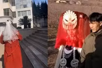 Muốn nổi tiếng trên mạng, cô dâu 19 tuổi gây chuyện ngày cưới