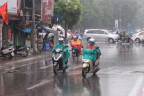 Không khí lạnh tràn về gây mưa ở một vài nơi